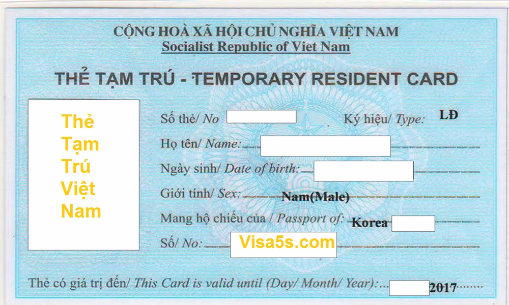 gia hạn thẻ tạm trú việt nam - visa5s